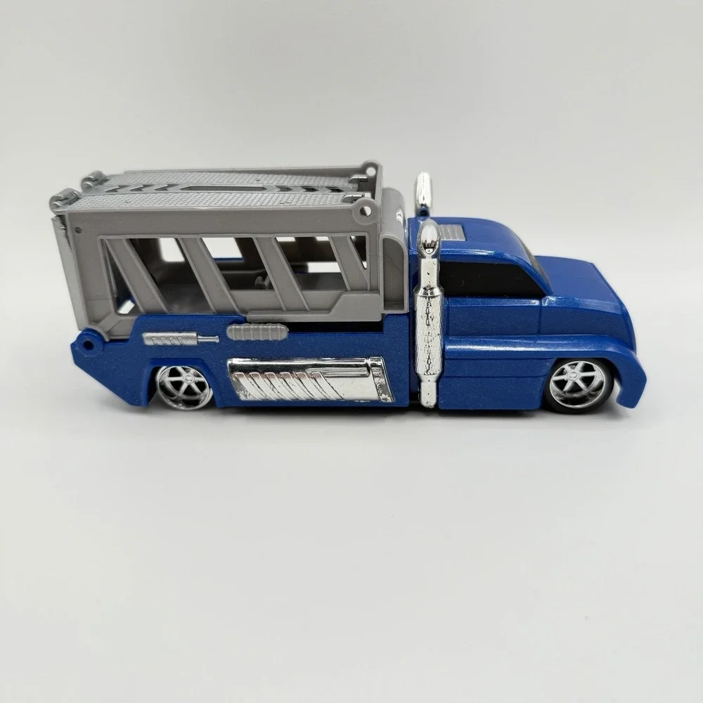 Maisto Burnin' Key Cars Blue & Chrome Trailer Car Carrier‎ Replacement Piece